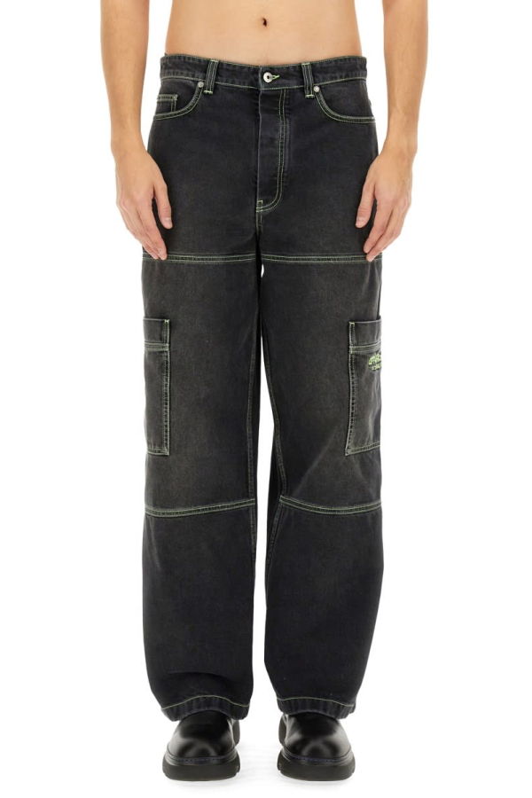 Off-White Vintage Cargo Jeans - Black