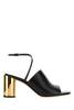 Lanvin Sequence Chunky Mules - Black - Thumbnail 1