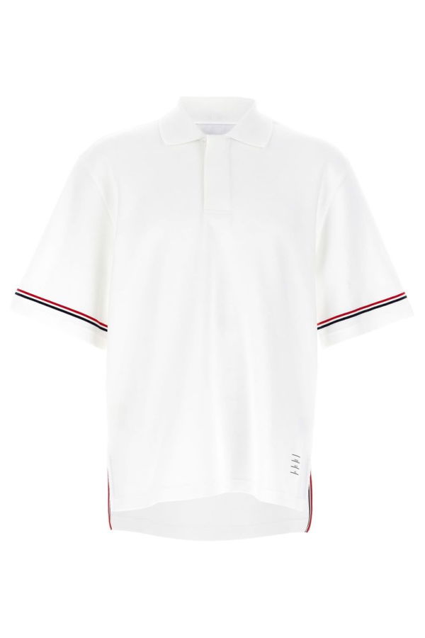 thom browne Rugby Polo Shirt - White