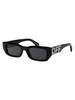 Off-White Fillmore Rectangular Frame Sunglasses - Black - Thumbnail 2