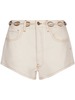 Alanui Ocean Dream Denim Shorts - White - Thumbnail 1