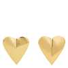 Alaia Le Coeur Torn Earrings - Golden - Thumbnail 1