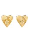 Alaia Le Coeur Torn Earrings - Golden - Thumbnail 2