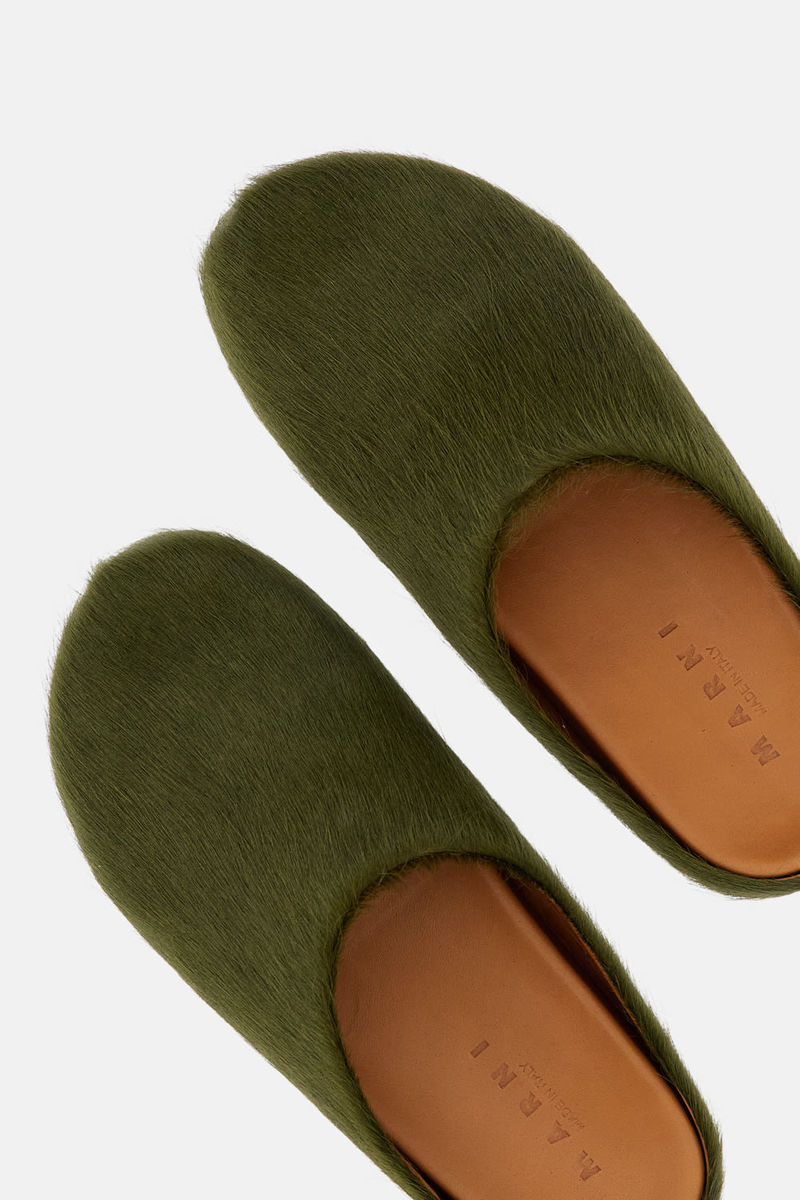 Marni Fussbett Sabot - Green