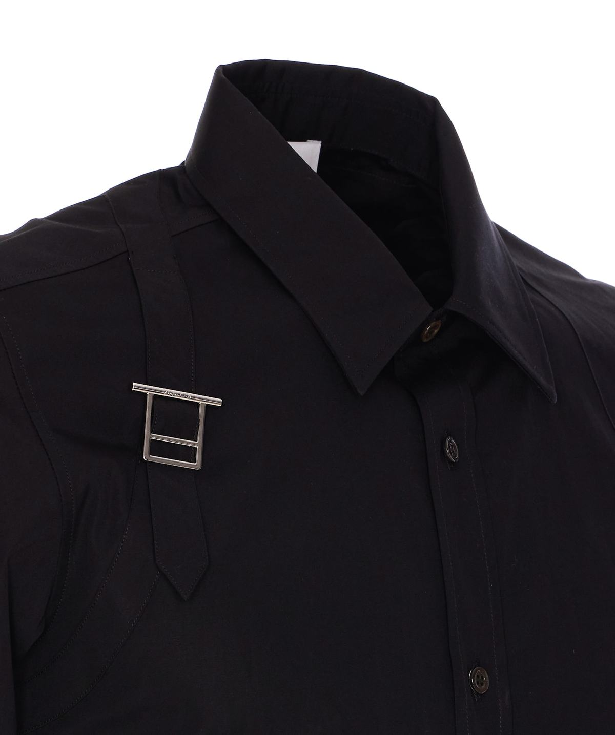 Alexander McQueen T-bar Harness Shirt - Black - Image 3 of 4