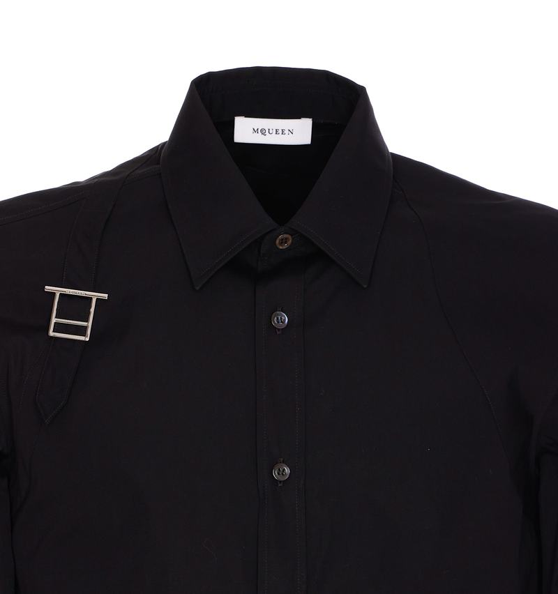 Alexander McQueen T-bar Harness Shirt - Black