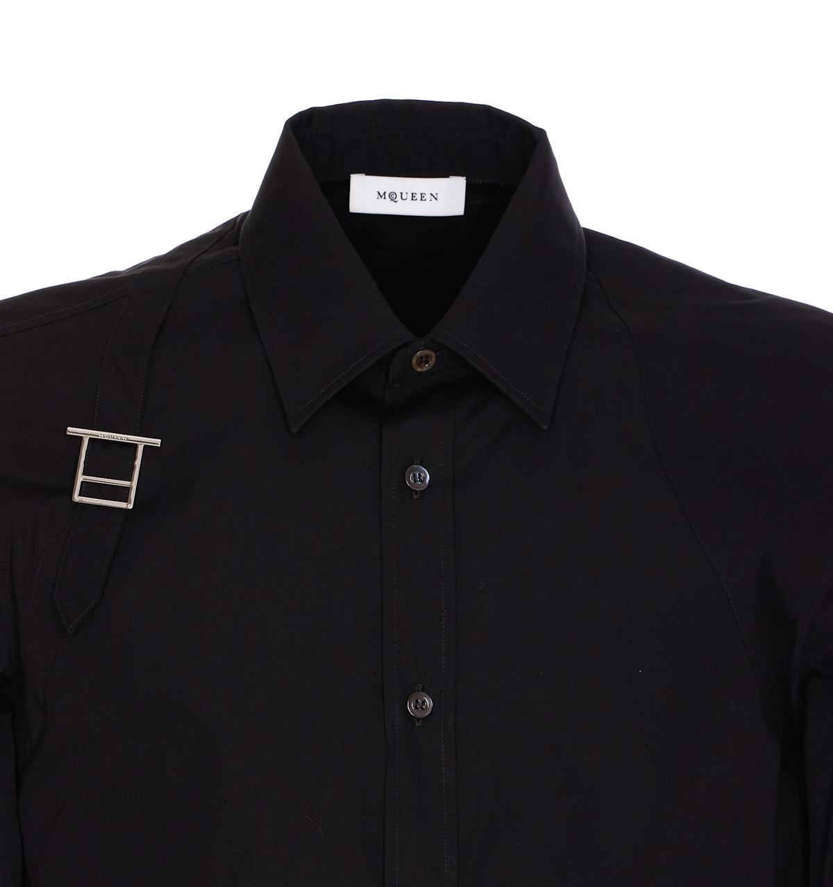 Alexander McQueen T-bar Harness Shirt - Black - Image 4 of 4