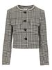 Self-Portrait Wool Houndstooth Tailored Jacket - Multicolor - Thumbnail 1