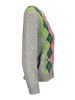 Ganni Checked Cardigan - Gray - Thumbnail 3