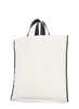 Jil Sander Border Book Tote Square Tote Bag - Ivory - Thumbnail 4