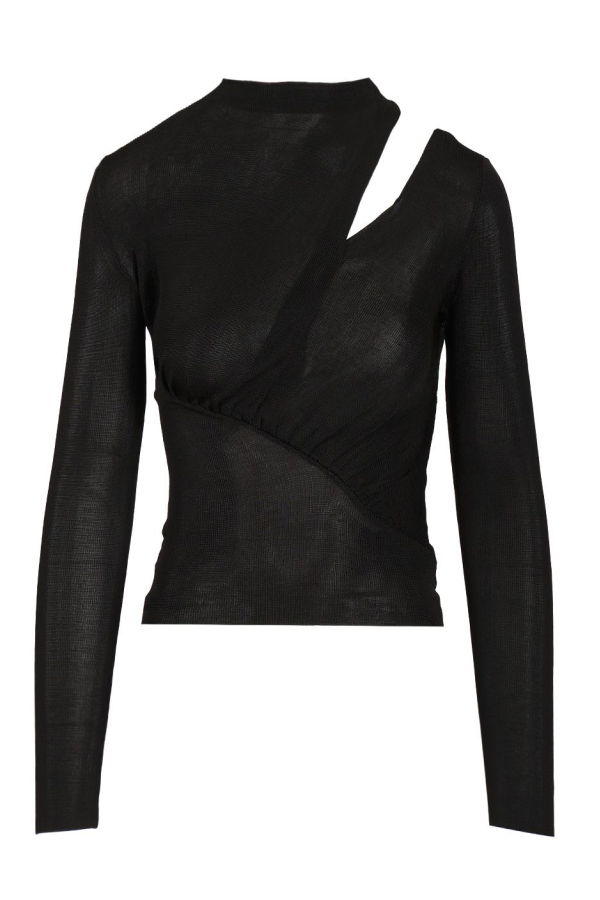 Self-Portrait Viscose Knit Top