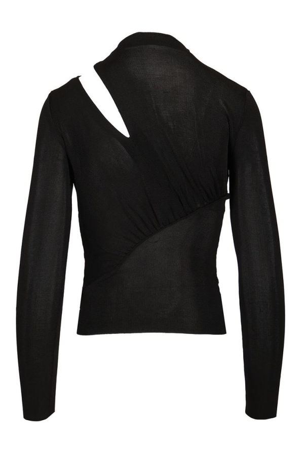 Self-Portrait Viscose Knit Top