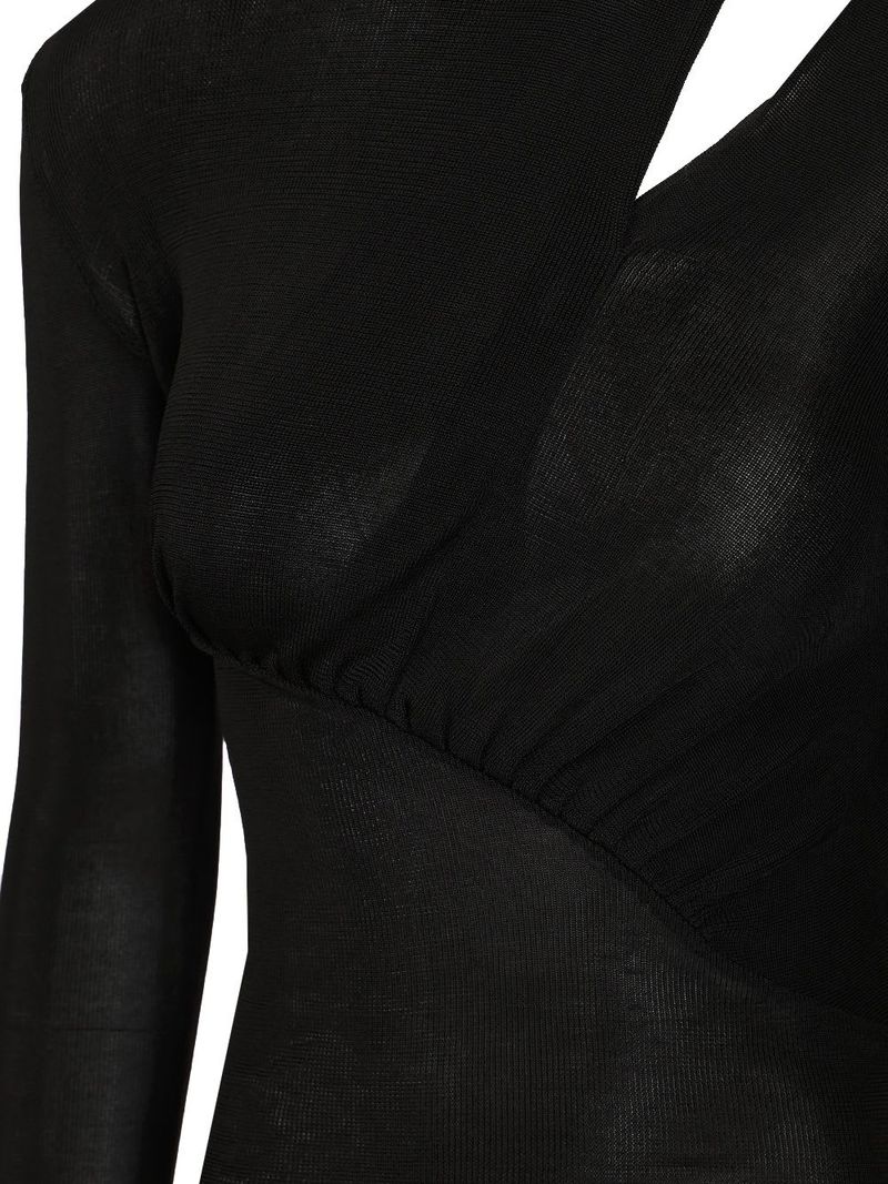 Self-Portrait Viscose Knit Top