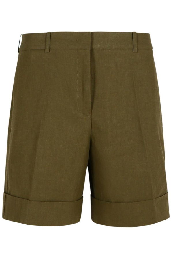 Jil Sander Linen Shorts - Green
