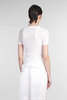 Jil Sander Crew Neck Long Sleeve Top - White - Thumbnail 3