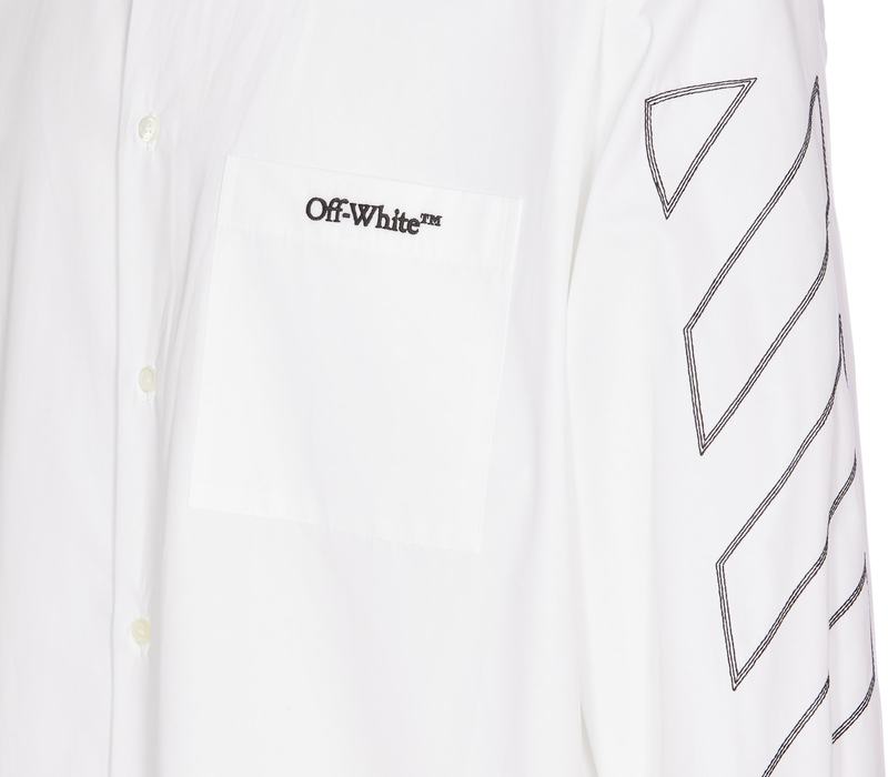 Off-White Diag Over Shirt - White