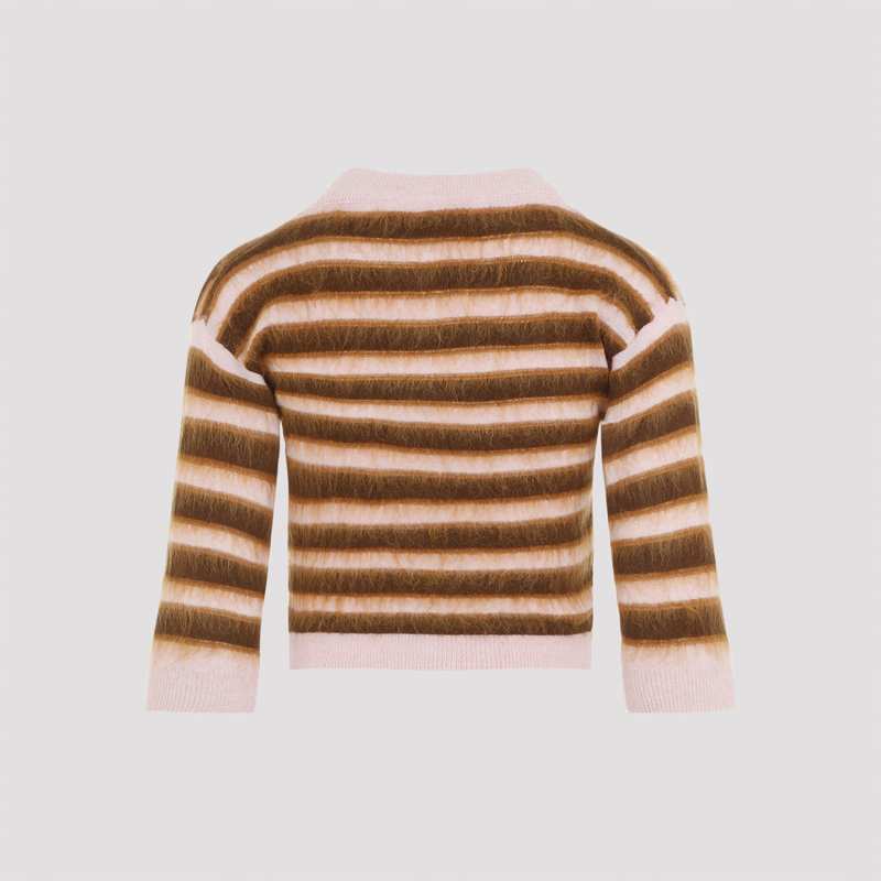 Marni Virgin Wool Cardigan - Pink Gummy