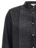 LOEWE Pleated Shirt - Black - Thumbnail 3