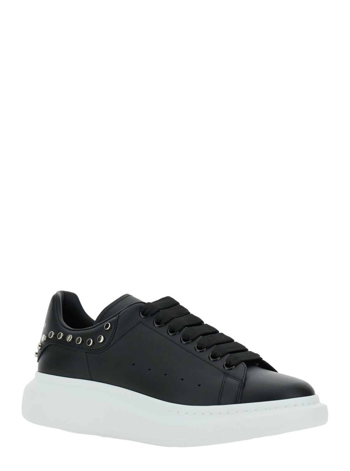 Alexander McQueen Stud Leather Sneakers - Image 2 of 4