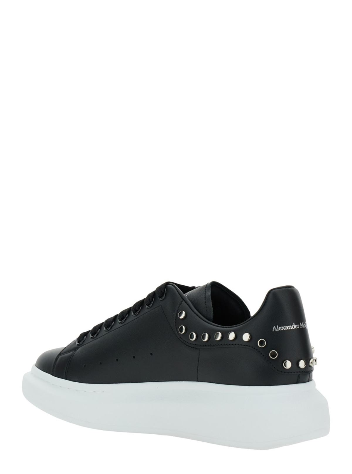 Alexander McQueen Stud Leather Sneakers - Image 3 of 4