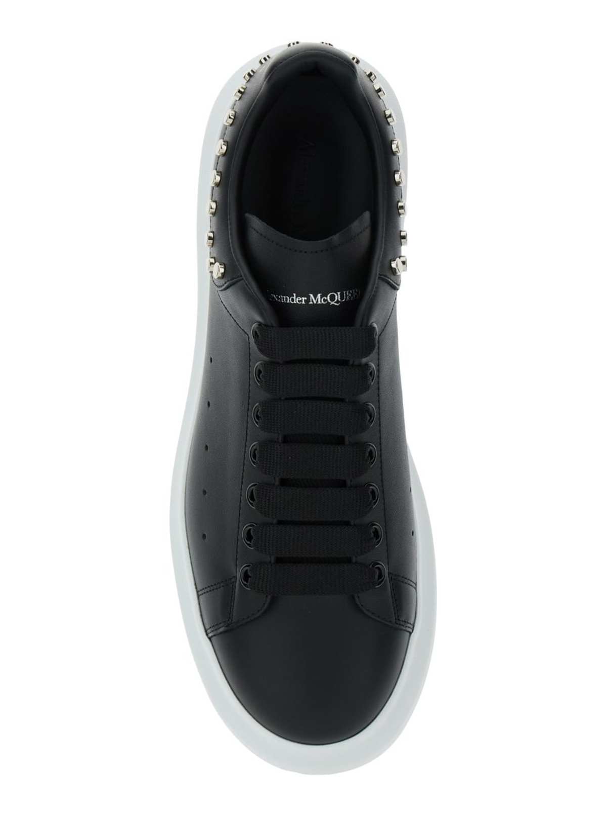 Alexander McQueen Stud Leather Sneakers - Image 4 of 4