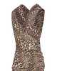 Ganni Marl Mesh Dress - Leopard - Thumbnail 3