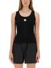 Kenzo Tank Top With Embroidery Boke Flower 2.0 - Black - Thumbnail 1