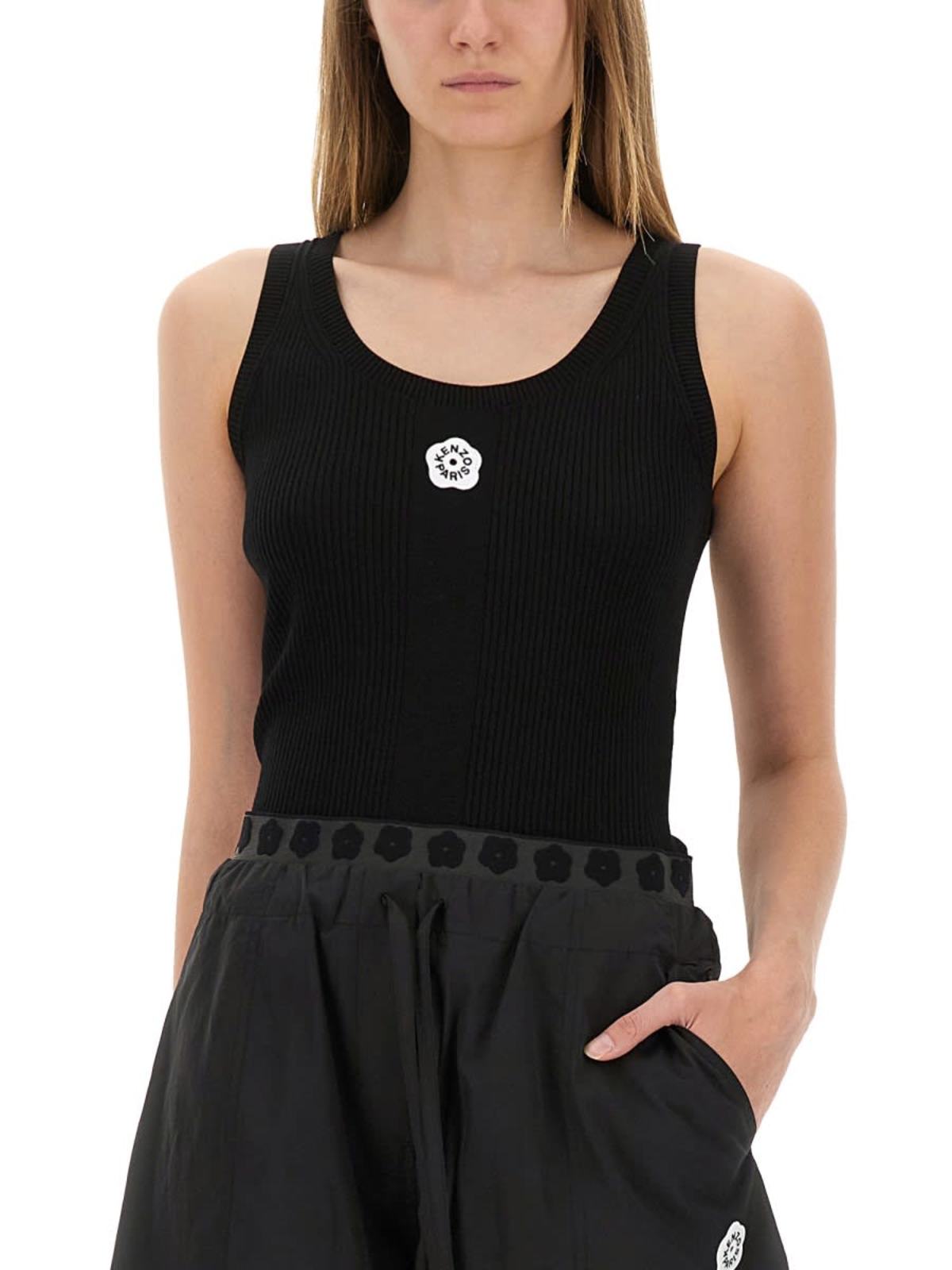 Kenzo Tank Top With Embroidery Boke Flower 2.0 - Black - Image 4 of 4