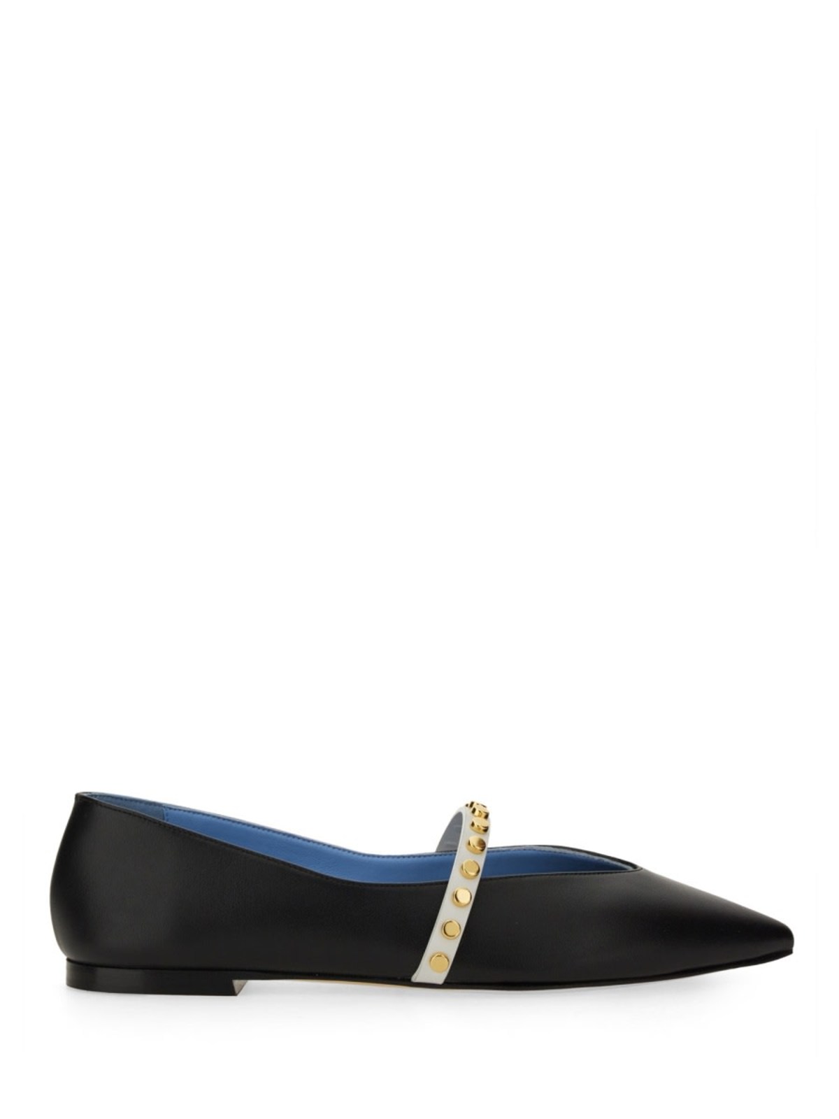 Alexander McQueen Leather Ballerina - Black - Image 1 of 5