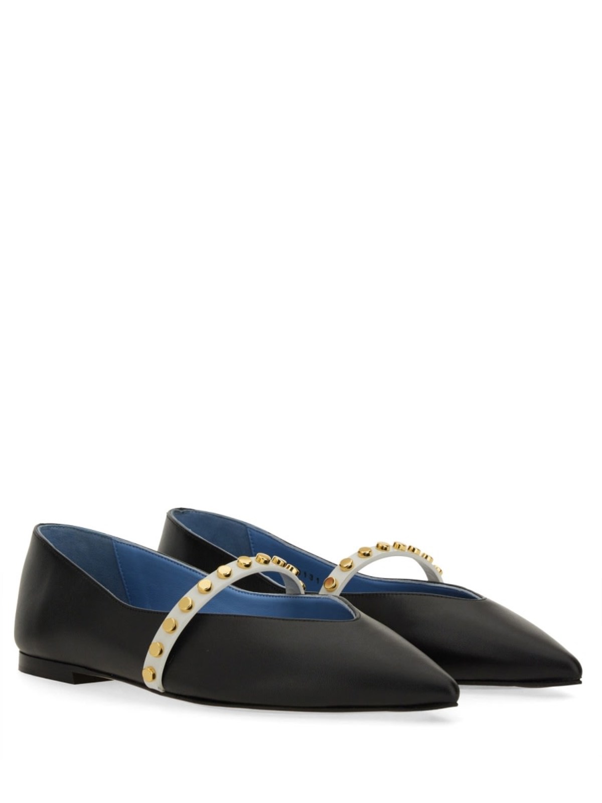 Alexander McQueen Leather Ballerina - Black - Image 2 of 5