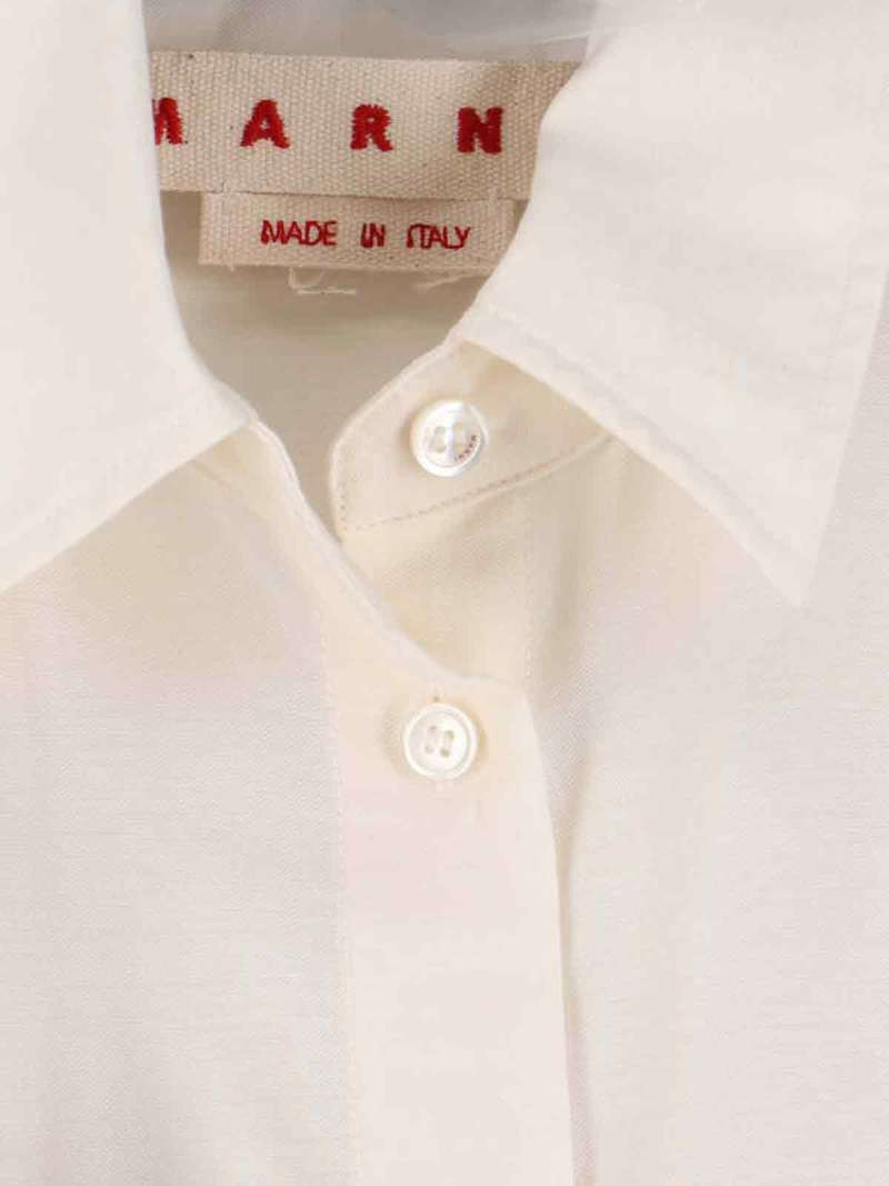 Marni Shirt With Ruffles - White