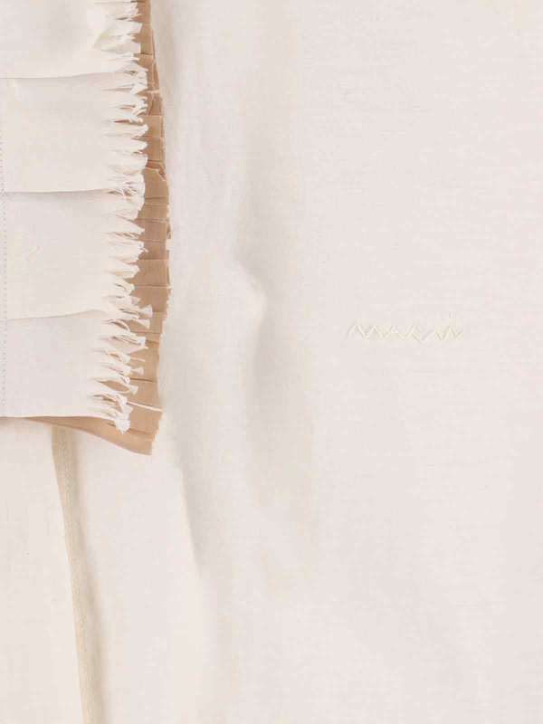 Marni Shirt With Ruffles - White