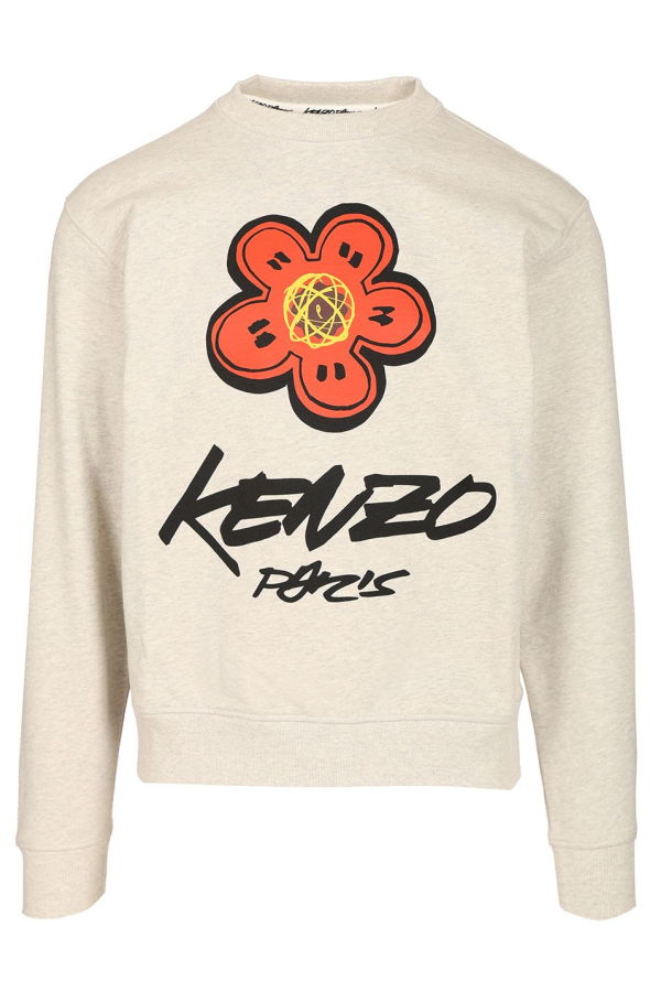 Kenzo Sweatshirt Futura Print - Gray