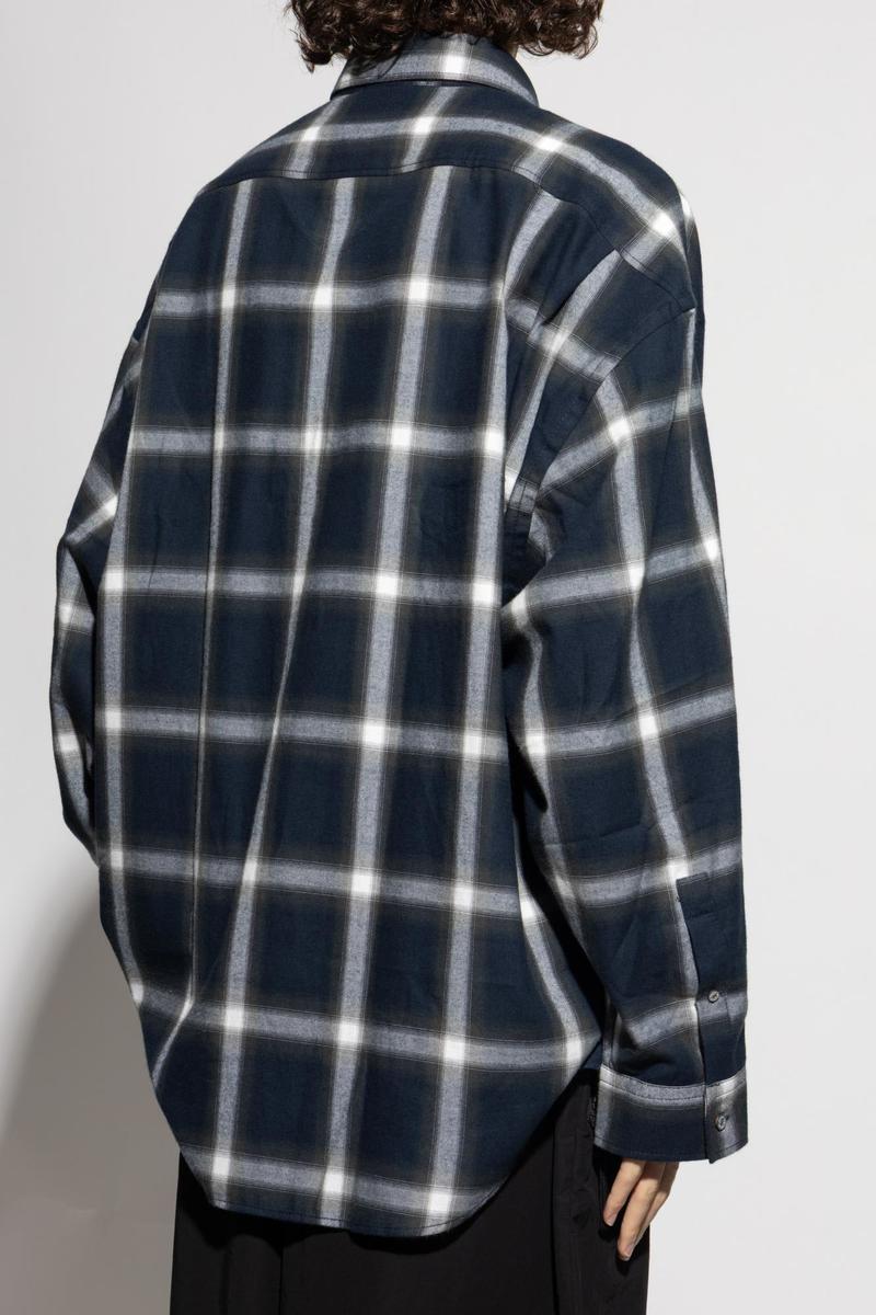 Acne Studios Plaid Shirt - Navy Multi