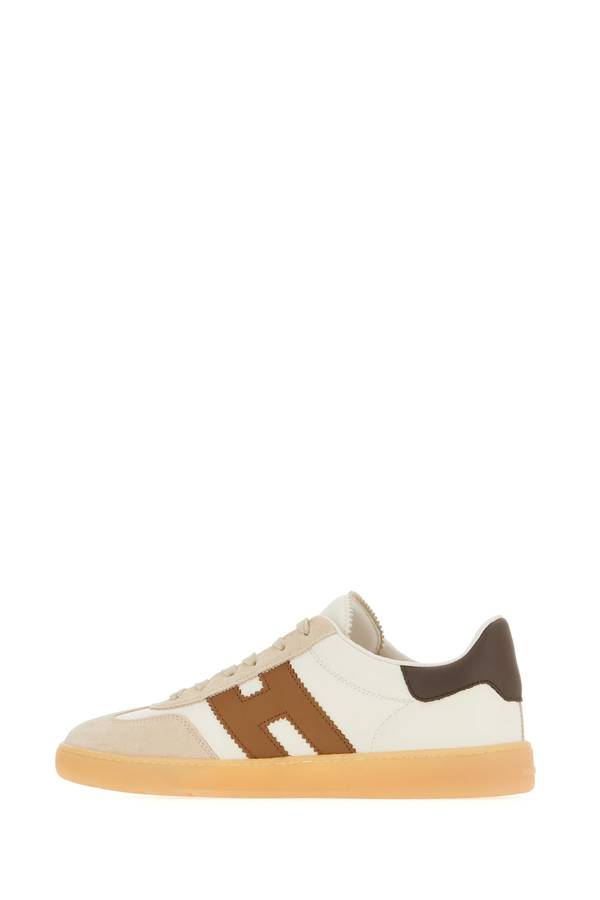 Hogan Multicolor Leather Cool Sneakers - Beige/Brown