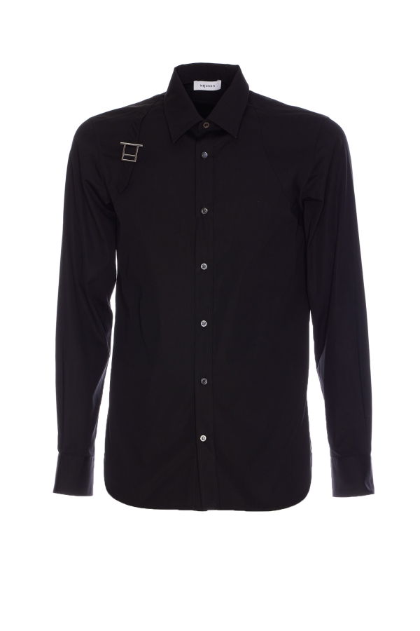Alexander McQueen T-bar Harness Shirt - Black