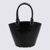 Self-Portrait Leather Top Handle Bag - Black - Thumbnail 3