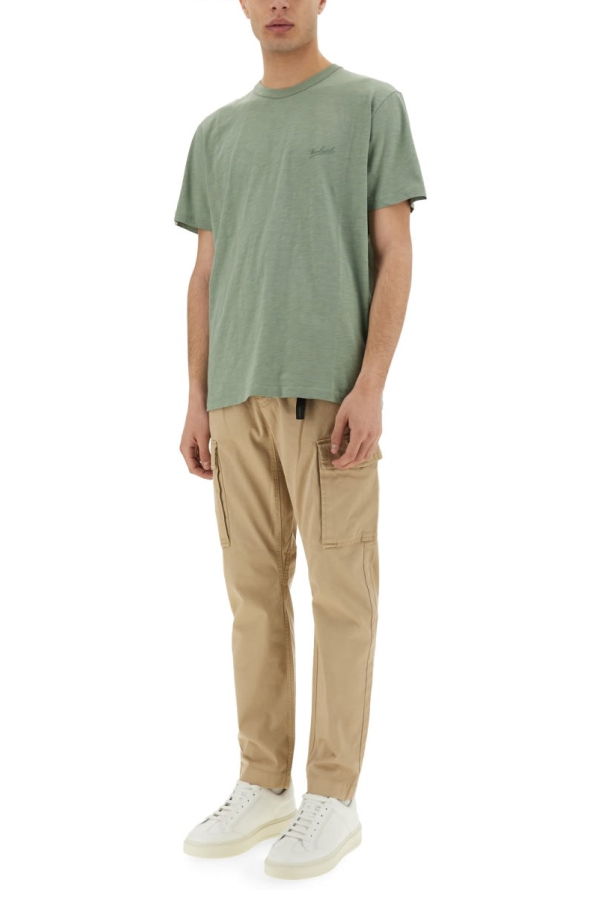 Woolrich Flamed Cotton T-shirt - Green