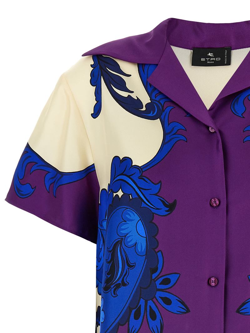 Etro Paisley Maxi Shirt - Multicolor