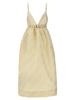 Ganni Stripe Strap Dress - Off-White - Thumbnail 1