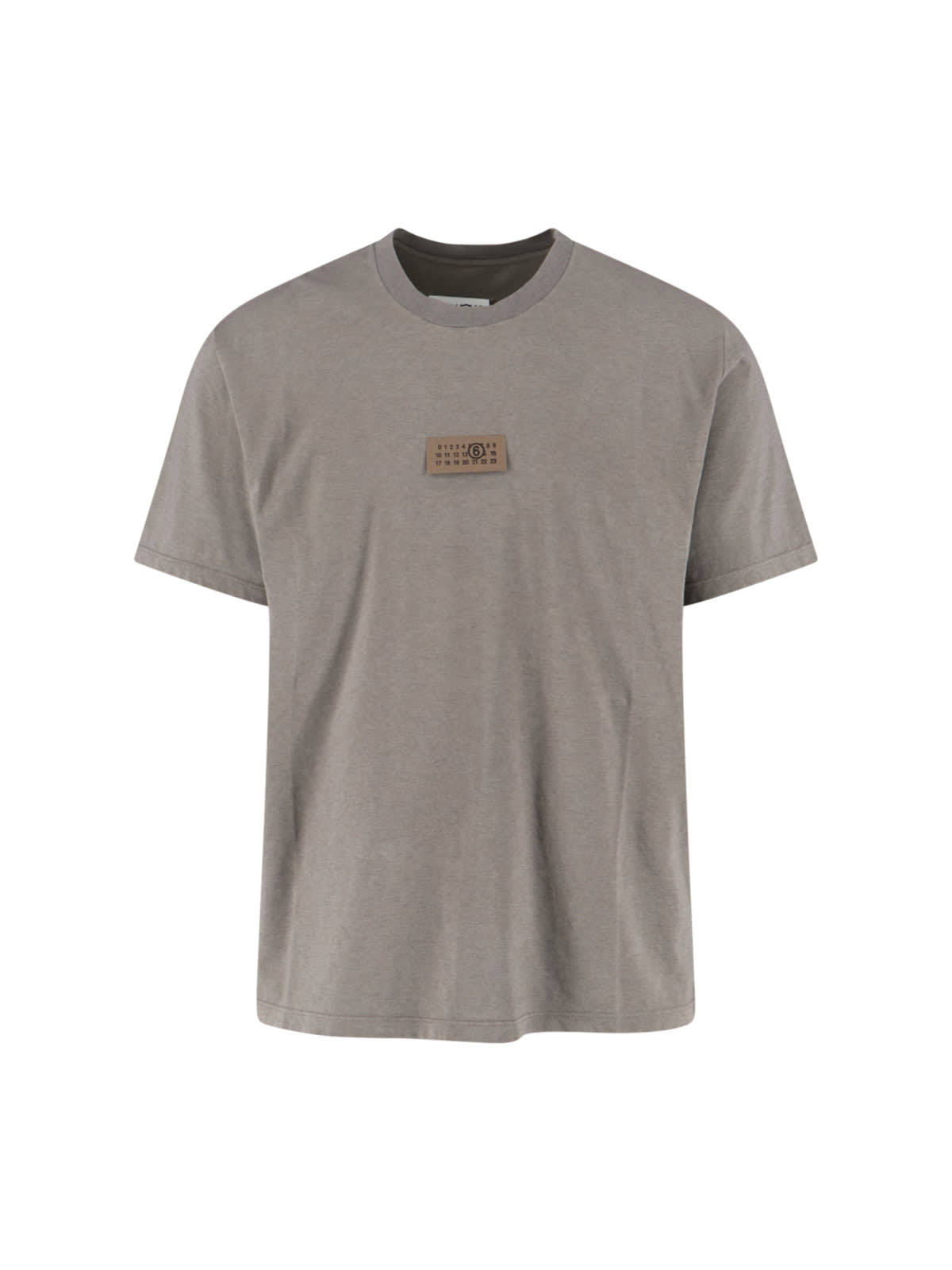 MM6 Maison Margiela Numeric T-Shirt - Taupe - Image 1 of 3