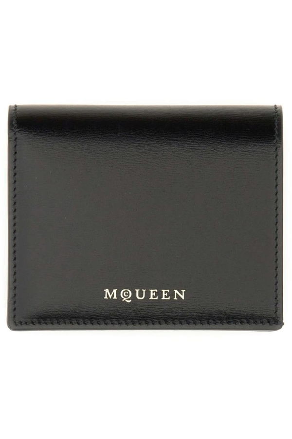 Alexander McQueen Wallet With Logo Wallet - Black