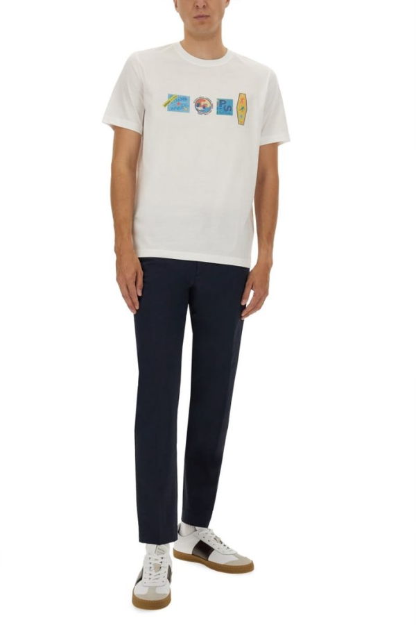 PAUL SMITH Regular Fit T-shirt - White