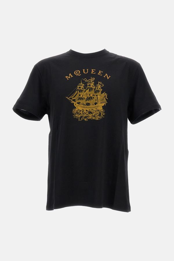 Alexander McQueen Cotton T-shirt - Black
