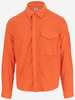 C.P. Company Chrome-r Full Zip Overshirt - Orange - Thumbnail 1