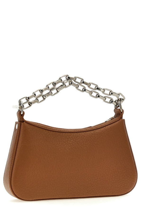 Alexander McQueen T-bar Mini Handbag - Pecan/Silver