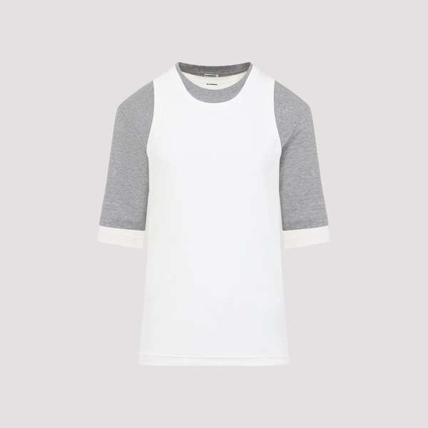 Jil Sander Kit Short Sleeve T-shirt - Granite