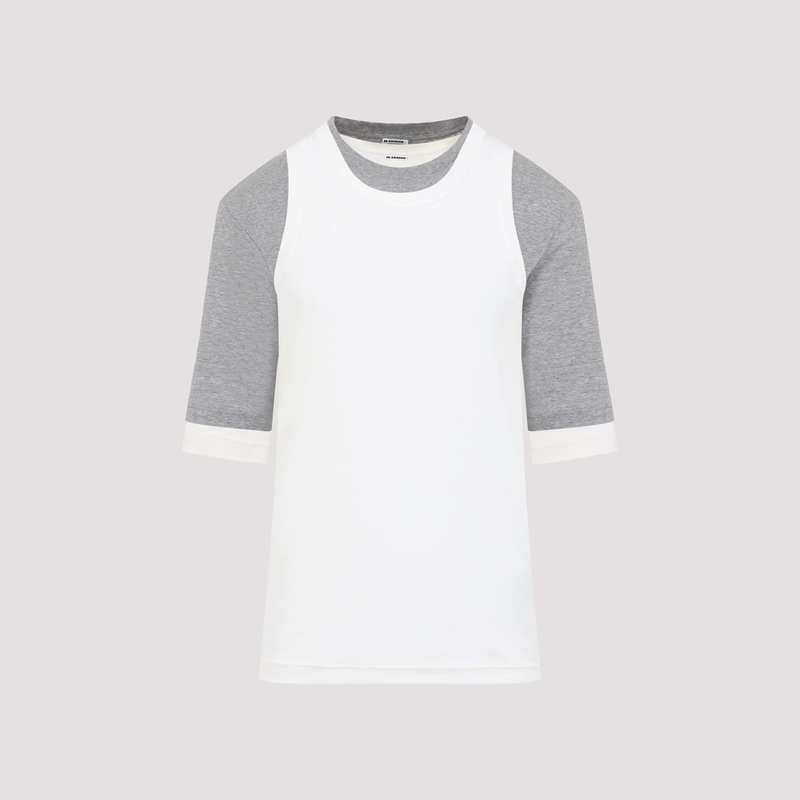 Jil Sander Kit Short Sleeve T-shirt - Granite