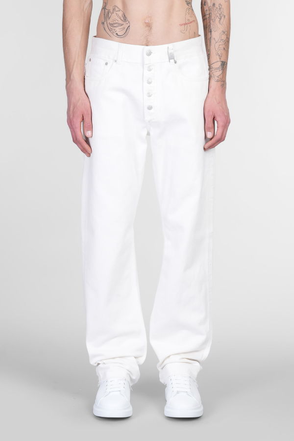 Alexander McQueen Cotton Jeans - White