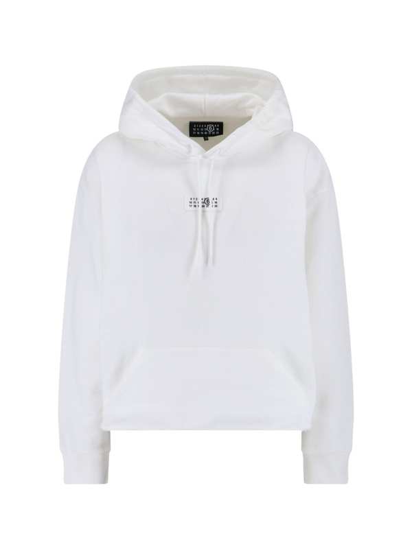 MM6 Maison Margiela Numeric Hoodie - White